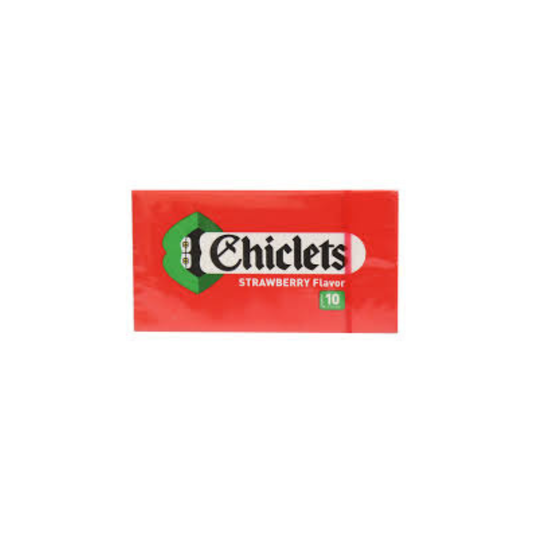 Chiclets Strawberry Chewing Gum 14.5g, 10 pcs
