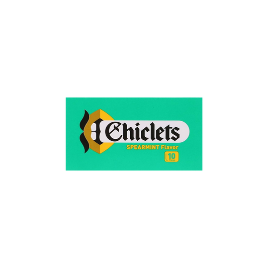 Chiclets Spearmint Gum 14.5g, 10 pcs