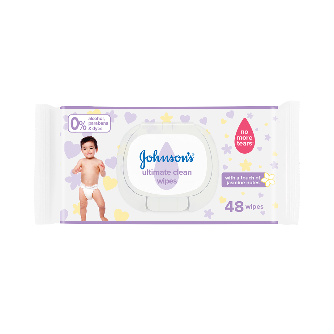 Johnson's® Baby Ultimate Clean Wipes Jumbo 48's