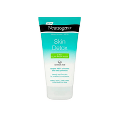 Neutrogena Skin Detox Clarifying Clay Wash Mask, 150ml & Cooling Scrub Free