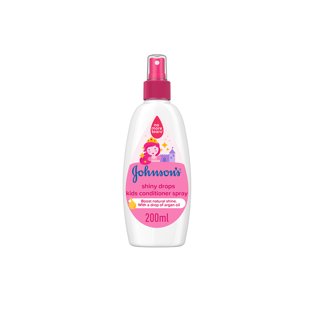 Johnson's Baby Shiny Drops Kids Leave In Conditioner Spray 200ml