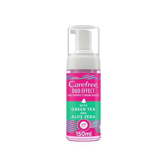Carefree Duo Effect Intimate Cleansing Mousse, 150ml