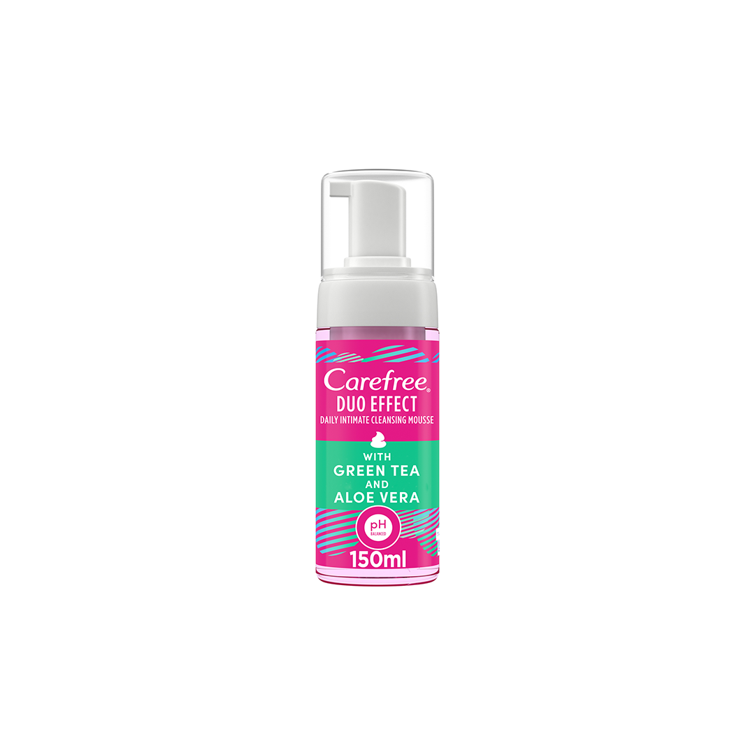 Carefree Duo Effect Intimate Cleansing Mousse, 150ml