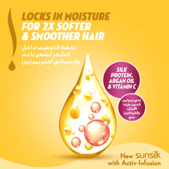 Sunsilk Shampoo Soft & Smooth With Argan Oil, 600ml