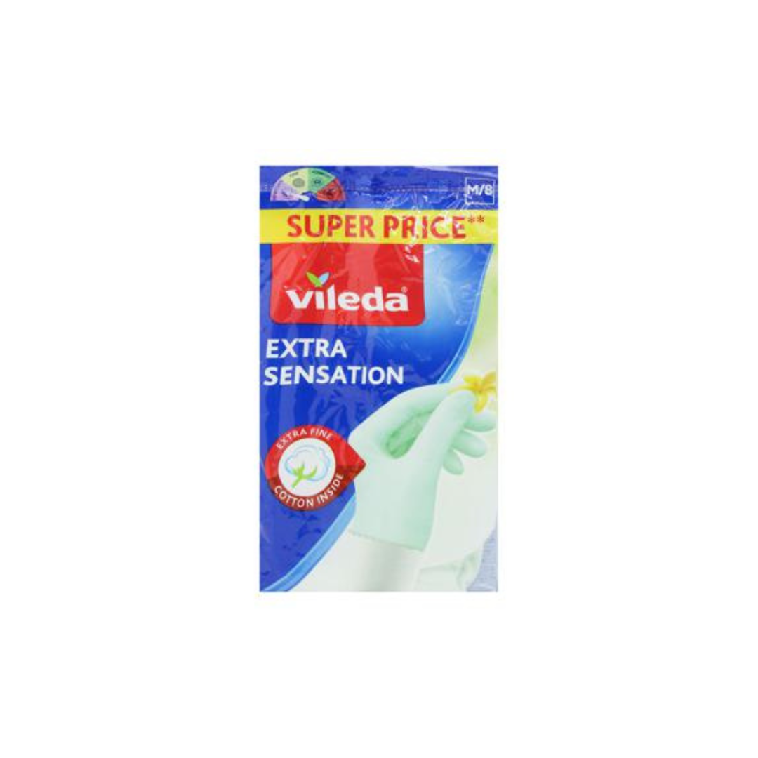 Vileda Gloves Extra Sensation M