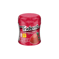 Trident Strawberry Sugar Free Gum bottle, 60pcs, 84g