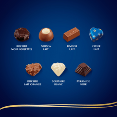 Lindt Champs-Elysées Assorted Pralines, Gift Box 182g