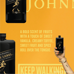 Johnnie Walker Black Label, 20cl Pocket