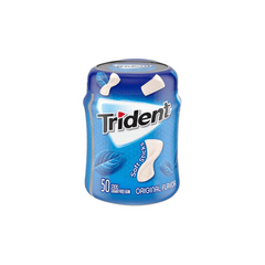 Trident Air Rush Menthol Sugar Free Gum bottle, 60pcs, 84g