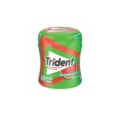 Trident Watermelon Sugar Free Gum bottle, 60pcs, 84g