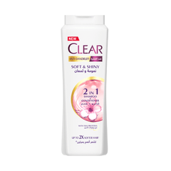Clear Anti-Dandruff 2in1 Shampoo Soft & Shiny 600ml