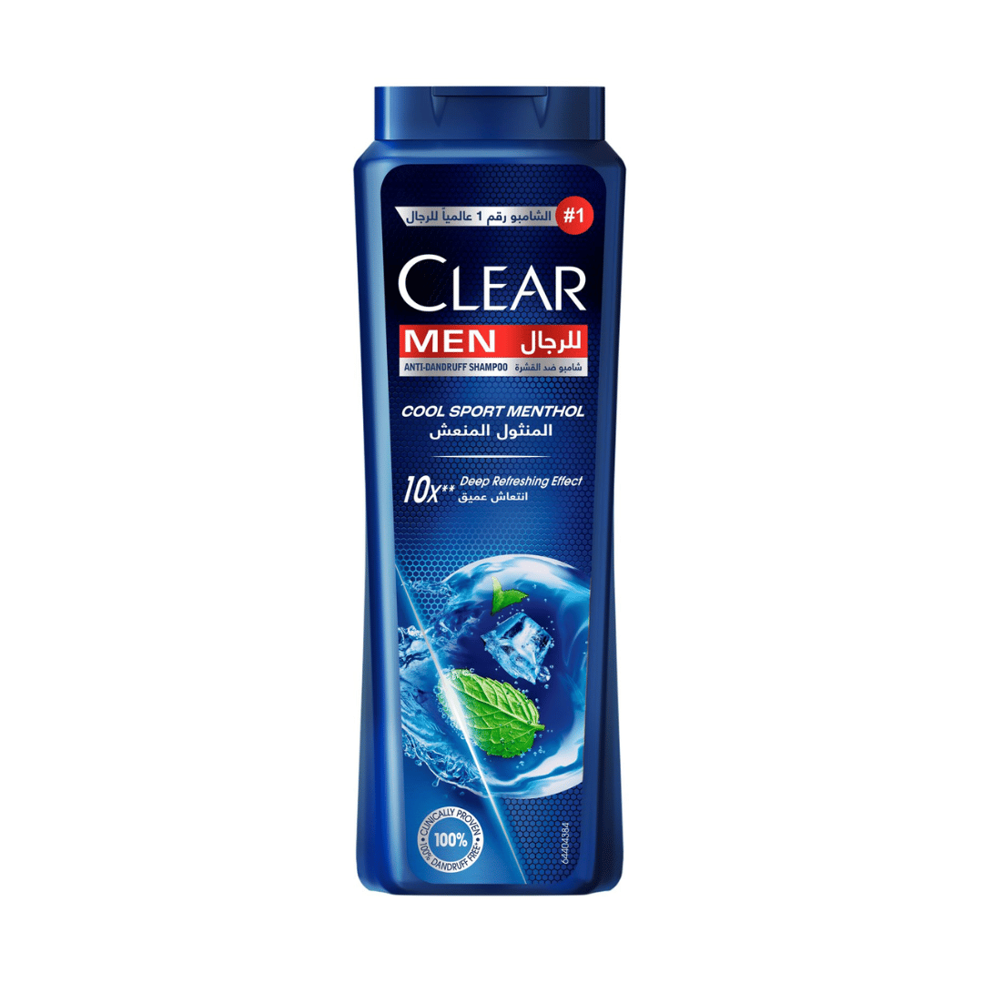 Clear Anti-Dandruff Men Shampoo Cool Sport Menthol 600ml