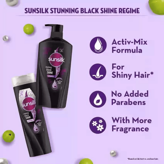 Sunsilk Shampoo Black Shine 2n1, 1L 25% OFF