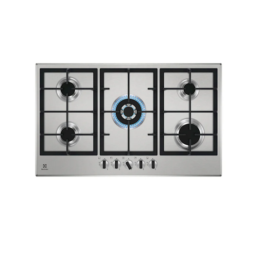 Electrolux 90cm Gas Stoves KGS9536X Silver