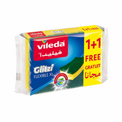 Vileda Scourer Glitzi Flexible XL 1+1