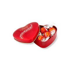 Lindt Milk Lindor Heart Tin, 4 Truffles, 50g ❤️