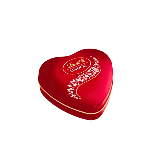 Lindt Milk Lindor Heart Tin, 4 Truffles, 50g ❤️