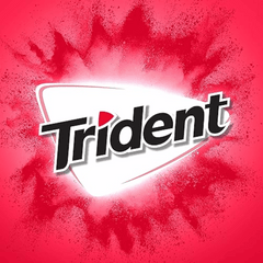 Trident Sugar Free Strawberry Gum 8g, 5 pcs
