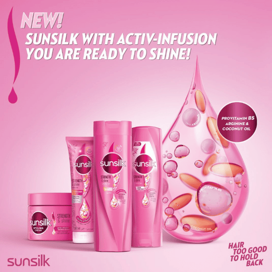 Sunsilk Shampoo Shine & Strength 600ml