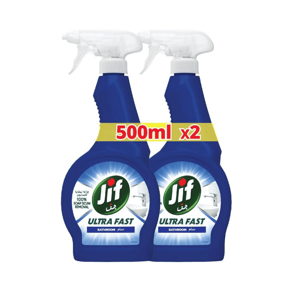 Fattal Online - Buy Jif Ultra Fast Bathroom Spray 500ml x2 15%OFF in ...