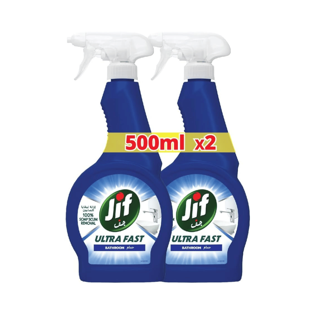 Jif Ultra Fast Bathroom Spray 500ml x2 15%OFF