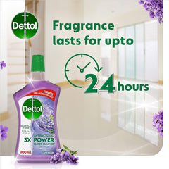 Dettol 4in1 Antibacterial Floor Cleaner Lavender 900ml