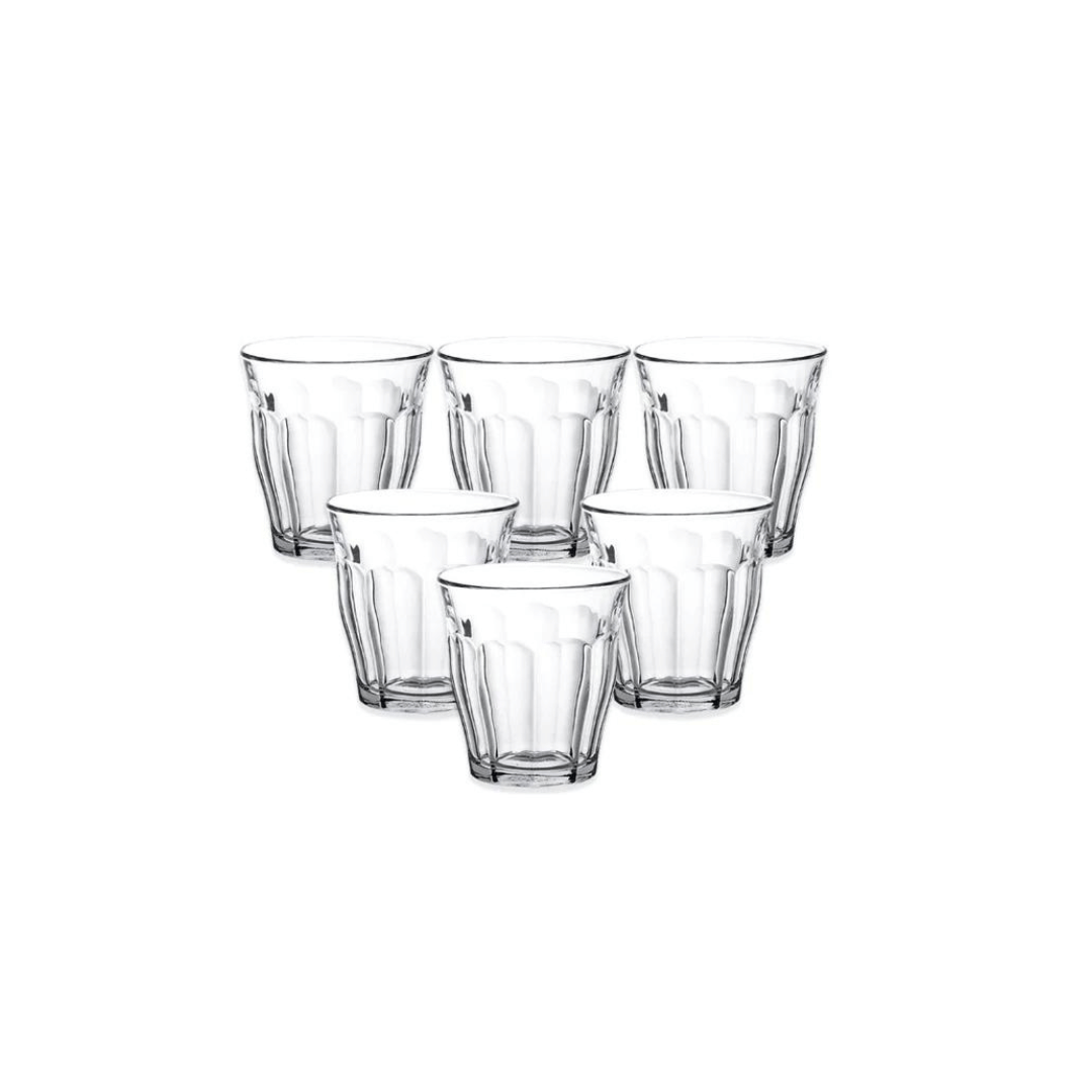 Duralex Set Of 6 Clear Tumbler 13cl