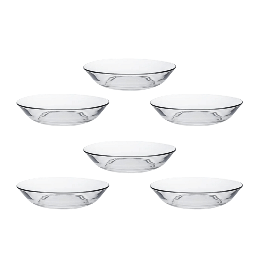 Duralex Set Of 6 Clear Calotte Plate 21 cm - DRL 3014AF06A1111 6143