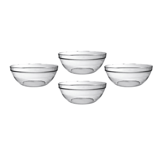 Duralex Set Of 4 Clear Stackable Bowl 6 cm - 3,5 cl - DRL 2020AC04A0111 6143
