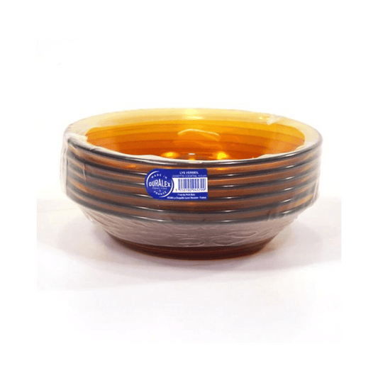 Duralex Set Of 6 Amber Soup Plate 23cm, 3011DF06D1111 6143