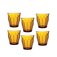 Duralex Set Of 6 Amber Tumbler 25cl - DRL 1027DB06C1111 6140