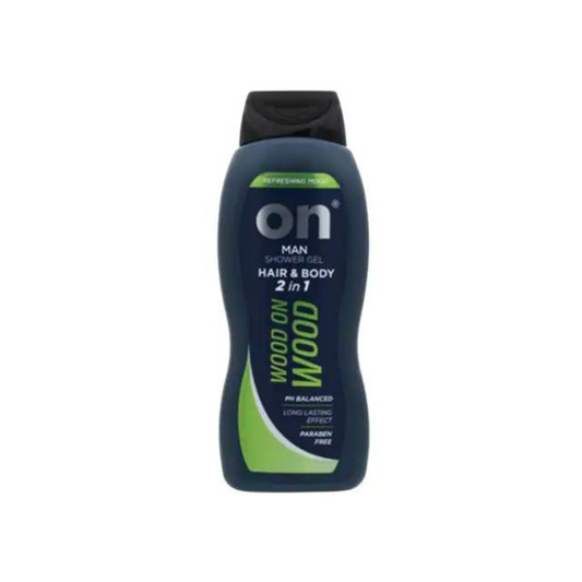 On Shower Gel 2In1 Wood On Wood Men, 650ml