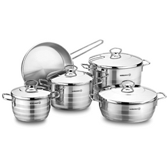 Korkmaz Astra Cookware Set of 9Pcs, A1900