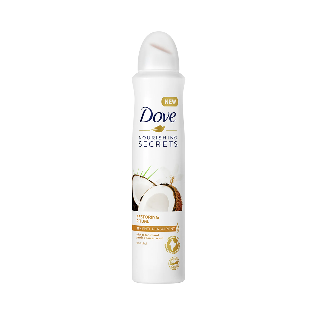 Dove Coconut & Jasmine Flower Antiperspirant Deodorant, 250ml
