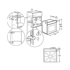 Electrolux Built-In Oven 60cm MKOHHH000X
