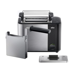 Braun Black & Stainless-Steel Toaster HT5015