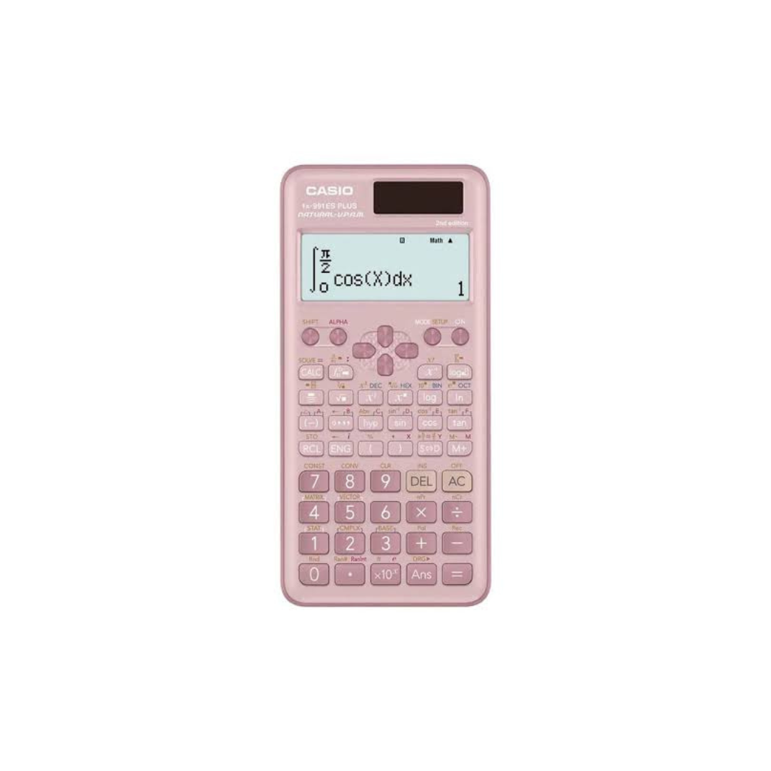 Casio Standard Scientific Calculator FX-991 ES Plus Pink