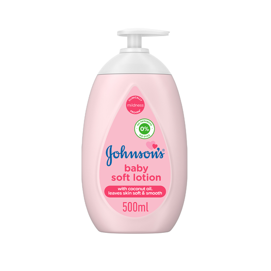 Johnson's Baby Soft Lotion 500ml, 30% OFF