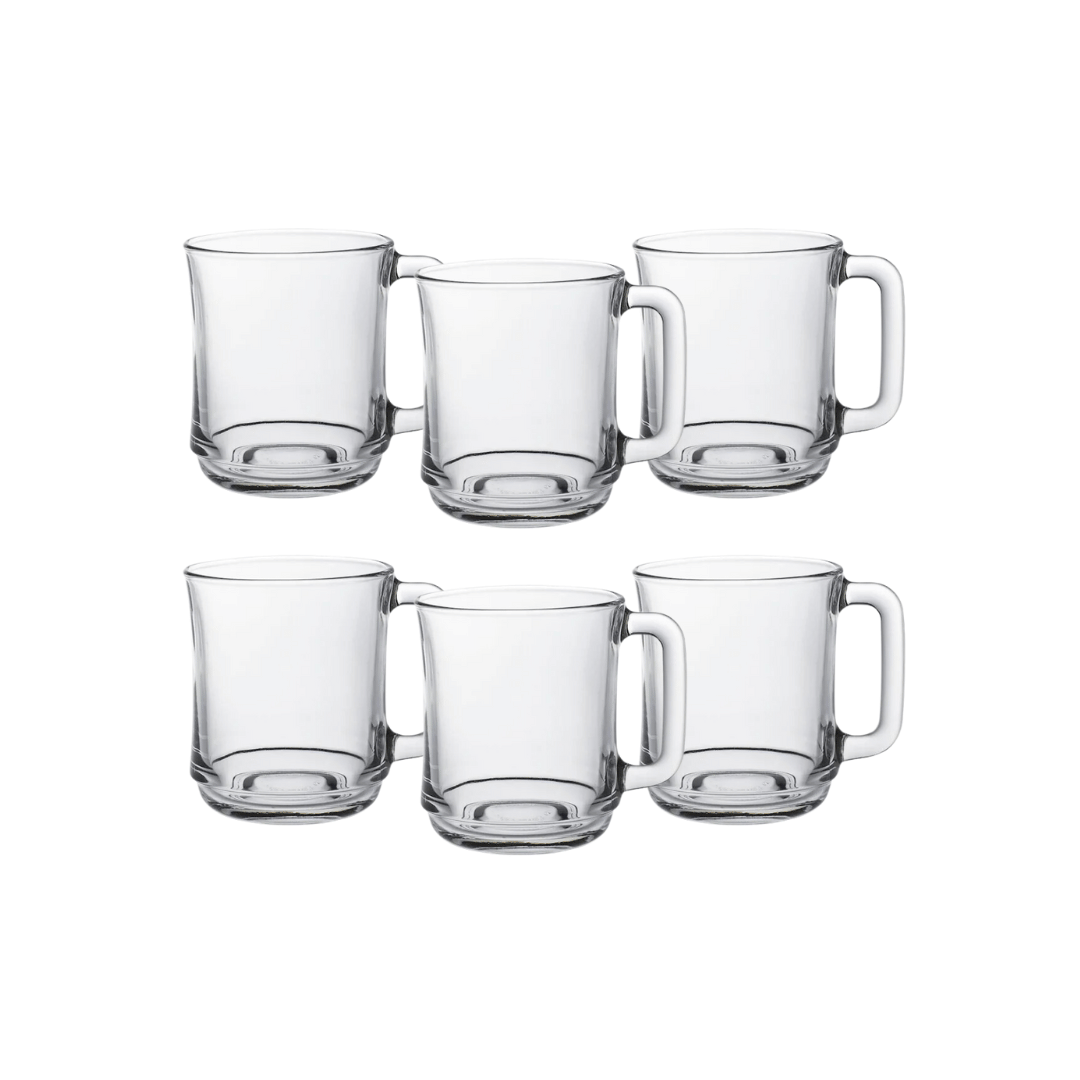 Duralex Lys Clear Mug 31cl, Set of 6