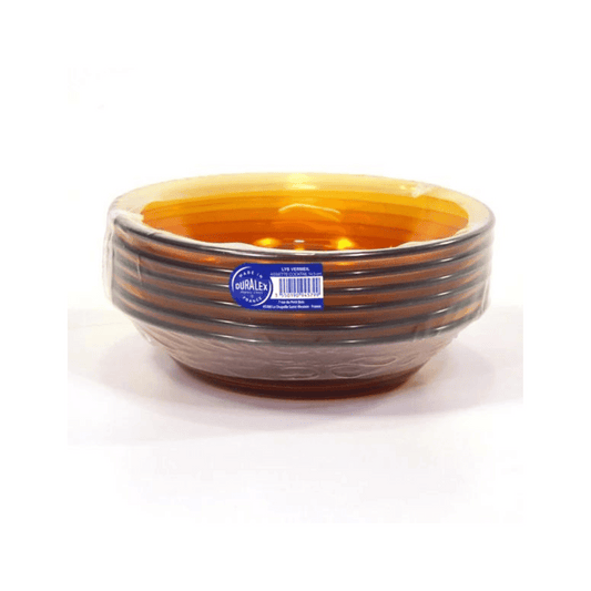 Duralex Set Of 6 Lys Amber Soup Plate 19,5cm