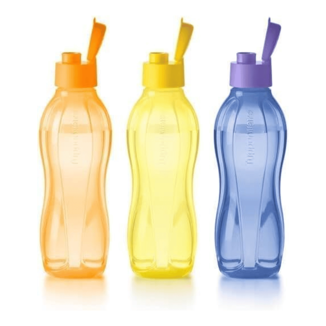 Tupperware Eco Bottle, 750ml, Set of 2 + 1 Free