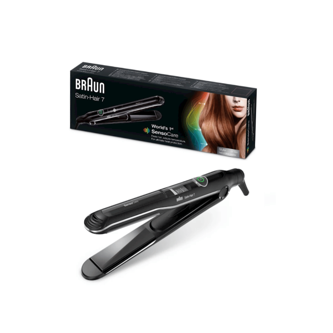 Braun SensoCare Hair Straightener Black Brst780E