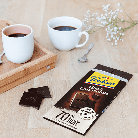 Poulain Tablette Fine & Gourmande 70% Noir 100g