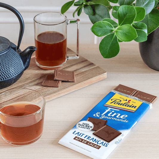 Poulain Tablette Fine & Gourmande Lait 100g