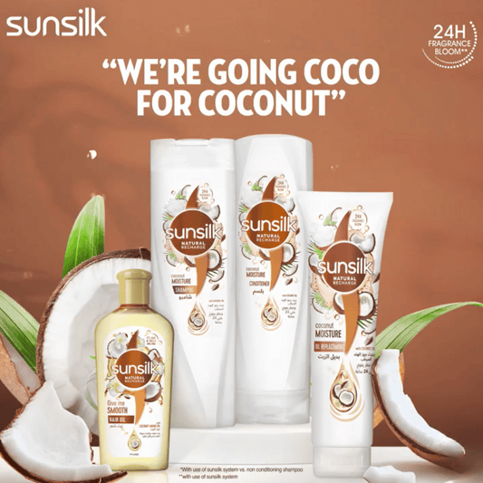 Sunsilk Natural Recharge Shampoo Coconut Moisture 600ml