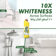 Jif Power Bleach Bathroom Cleaner, Lemon Breeze, 750ml
