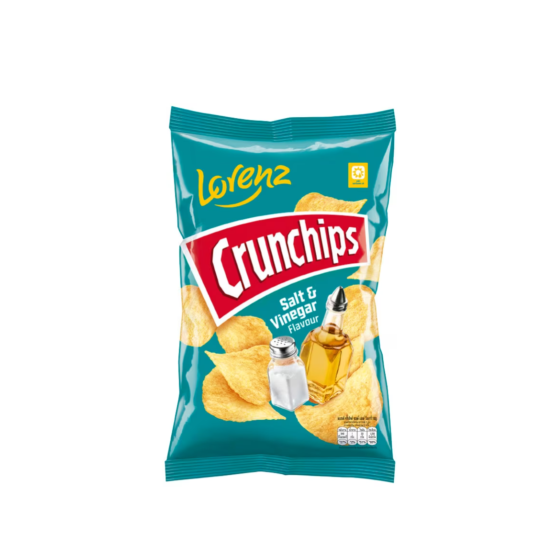 Lorenz Crunchips Salt & Vinegar 100g