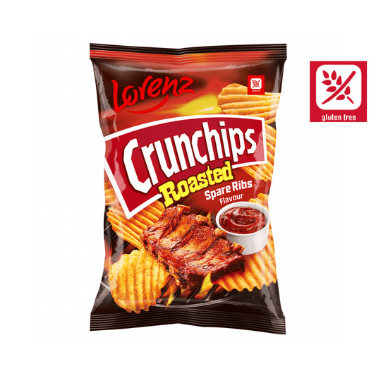 Lorenz Crunchips Roasted Spare Ribs 120g, Gluten Free