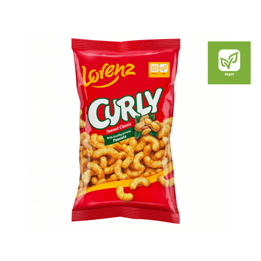 Lorenz Curly With Freshly Ground Peanuts Classic 120g