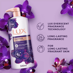 LUX Perfumed Body Wash Magical Orchid For 24 Hours Long Lasting Fragrance, 700ml